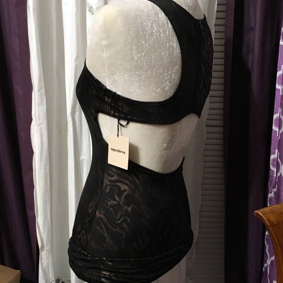 NWT Superdown Tristian Dress XS Black metallic - Picture 13 of 16